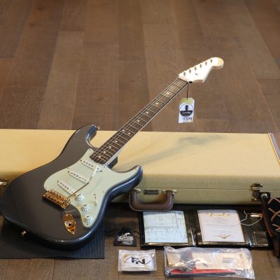 Minty! 2019 Fender Custom Shop '57 LTD Roasted Stratocaster Electric Guitar Aged Pewter NOS + COA OHSC