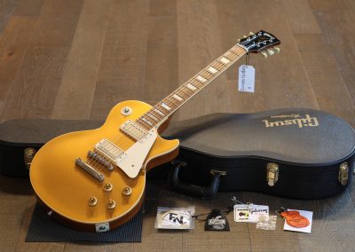 2008 Gibson Custom Shop 1957 Les Paul Standard Electric Guitar Gold Top + COA OHSC