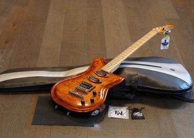 Joe Till TG-250 Electric Guitar HSS Figured Sunburst + GB