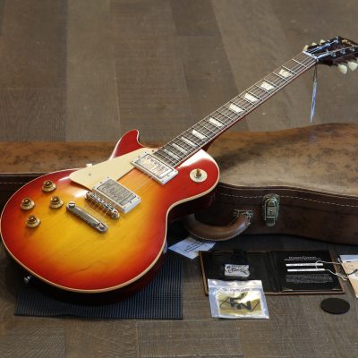 Lefty! 2024 Gibson Custom Shop '58 Reissue Les Paul Standard Electric Guitar Faded Cherry Sunburst + COA OHSC