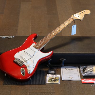 2008 Fender Custom Shop 1966 Stratocaster NOS Electric Guitar Candy Apple Red + COA OHSC