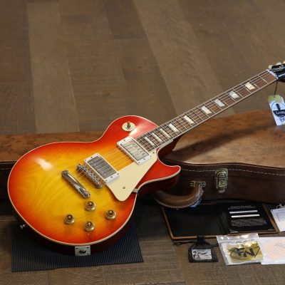 Minty! 2023 Gibson Custom Shop Les Paul Standard R8 1958 Historic Reissue Electric Guitar Heritage Cherry Sunburst + COA OHSC