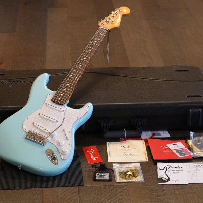 2023 Fender Cory Wong Signature Stratocaster Electric Guitar Daphne Blue + OHSC