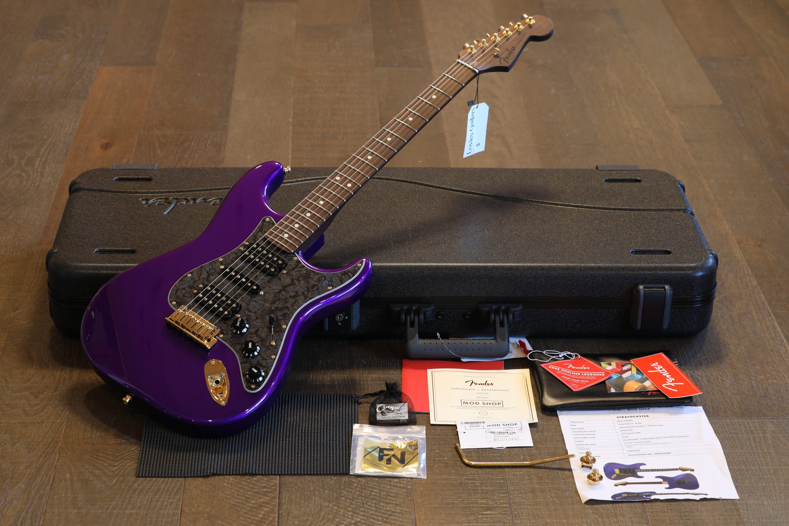 2023 Fender Mod Shop Stratocaster HSH Rosewood Neck Electric