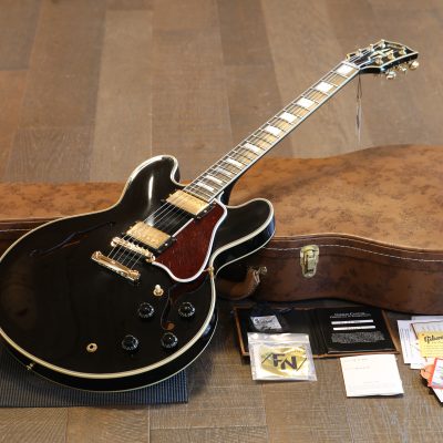 2022 Gibson Custom Shop '59 ES-355 Reissue Semi-Hollow Electric Guitar Ebony + COA OHSC