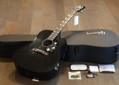 2022 Gibson Dave Mustaine Signature Songwriter Acoustic Guitar Black Ebony + COA OHSC