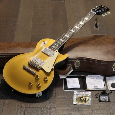 2022 Gibson Custom Shop 1957 Reissue Les Paul 70th Anniversary Electric Guitar Murphy Lab Double Gold Darkback + COA OHSC