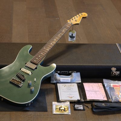 Unplayed! 2021 Fender Custom Shop Stratocaster HST Electric Guitar Aged Sherwood Metallic Relic + COA OHSC
