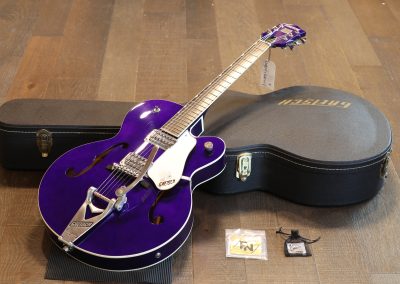 2020 Gretsch G6120SH Brian Setzer Hot Rod Semi-Hollow Electric Guitar Purple Metallic + OHSC
