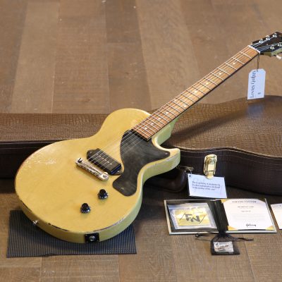 Unplayed! 2022 Gibson Custom Shop Murphy Lab '57 Les Paul Junior Reissue Electric GuitarHeavy Aged TV Yellow + COA OHSC