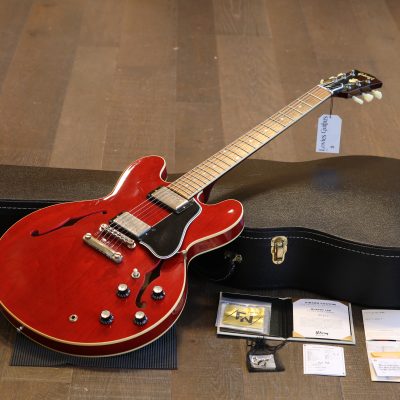 Unplayed! Gibson Custom Shop Murphy Lab '61 ES-335 Historic Reissue Ultra Light Aged Cherry + COA OHSC