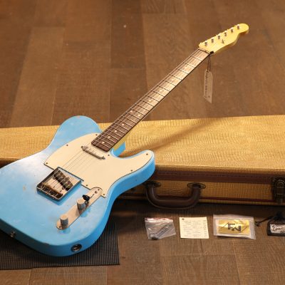 Minty! 2025 Nash T-63 Electric Guitar Daphne Blue Relic + OHSC