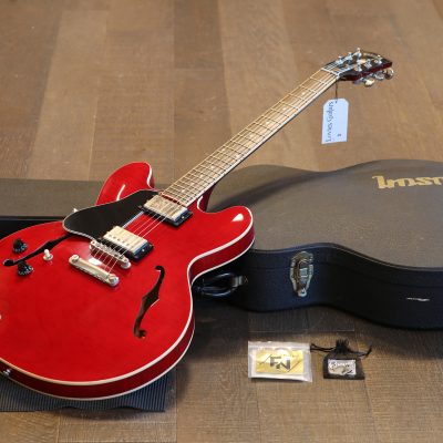 Lefty! 2005 Gibson ES-335 Dot Semi-Hollow Electric Guitar Figured Cherry + OHSC