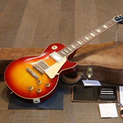 Minty! 2021 Gibson Custom Shop Historic '59 Les Paul Standard Reissue Electric Guitar Heritage Cherry VOS + COA OHSC