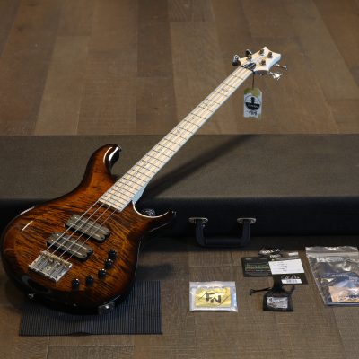Minty! 2023 PRS Gary Grainger Signature 4-String w/ Maple FB Electric Bass Brown Gold Burst + OHSC