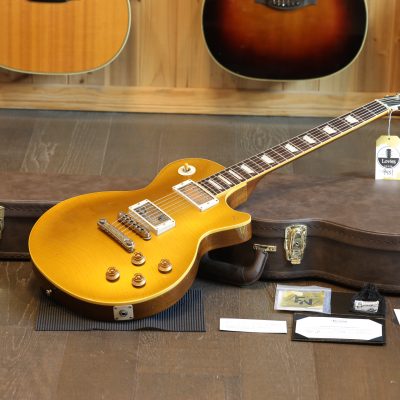 2023 Heritage H-150CC Custom Shop Electric Guitar Aged Gold Top + OHSC