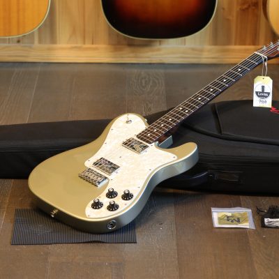 2018 Fender Limited Edition Telecaster Pro Deluxe w/ Solid Rosewood Neck Electric Guitar Champagne + GB