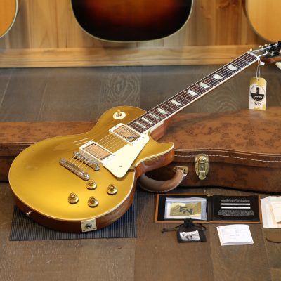 2022 Gibson Custom Shop Les Paul Standard '57 Historic Reissue Electric Guitar Goldtop Gloss + COA OHSC