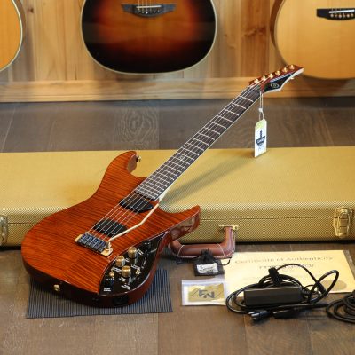 Minty! 2008 The Moog Guitar "Paul Vo" Collectors Edition #18 Electric Guitar Natural Flame + COA OHSC