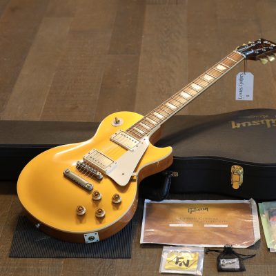 Minty! 2007 Gibson Custom Shop Les Paul 1957 Historic Reissue Electric Guitar Gold Top + COA OHSC