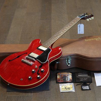 Minty! 2016 Gibson '61 Warren Haynes ES-335 Semi-Hollow Electric Guitar Figured Cherry + COA OHSC