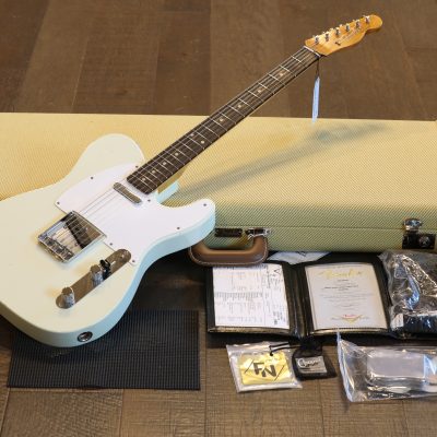 Unplayed! 2025 Fender Custom Shop Jimmy Page Mirrored Telecaster Electric Guitar White Blonde + COA OHSC