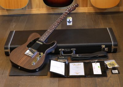 Minty! 2025 Fender Custom Shop 60's Solid Rosewood Telecaster Electric Guitar Natural + COA OHSC