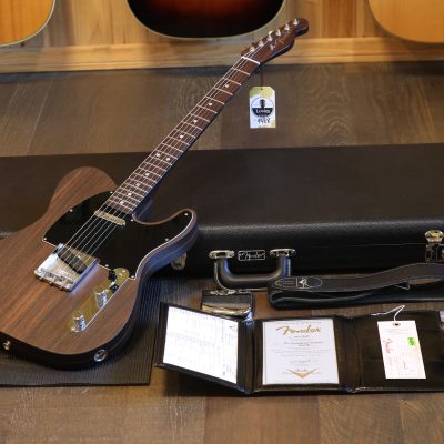 Minty! 2025 Fender Custom Shop 60's Solid Rosewood Telecaster Electric Guitar Natural + COA OHSC