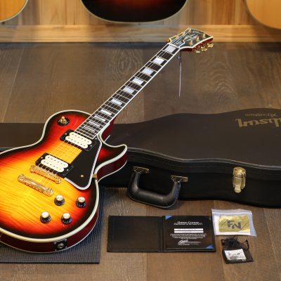 Slim Neck! 2008 Gibson Custom Shop 1968 Reissue Les Paul Custom Electric Guitar Triburst + COA OHSC