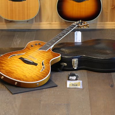 2007 Taylor T5-LTD Custom Acoustic Guitar Quilt Honeyburst + OHSC