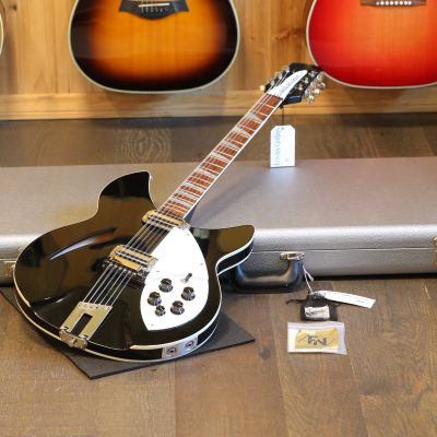 Minty! 2021 Rickenbacker 360/12C63 Electric Guitar Jetglo + OHSC