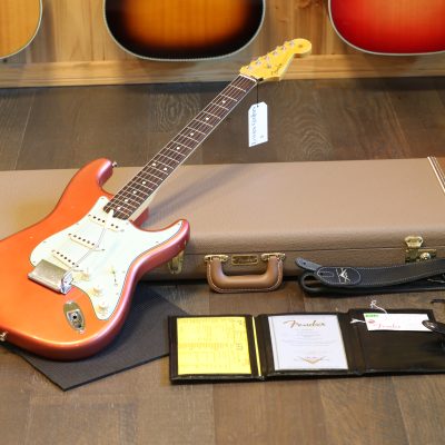 2019 Fender Custom Shop '60 Reissue Stratocaster Electric Guitar Journeyman Relic Candy Apple Red + COA OHSC