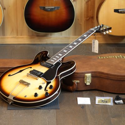 Unplayed! 2024 Gibson ES-330 Semi-Hollow Electric Guitar Vintage Sunburst + OHSC