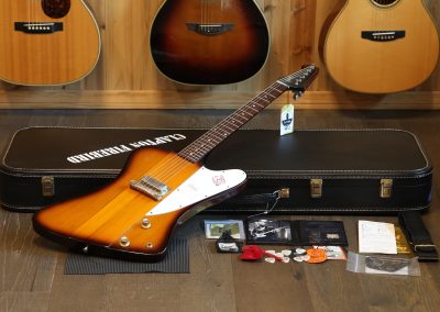 Unplayed! 2019 Gibson Custom Eric Clapton 1964 Firebird I #008 Reverse Headstock Electric Guitar Vintage Sunburst + COA OHSC