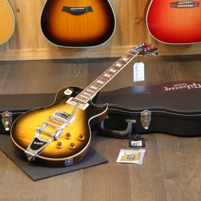 2009 Gibson Les Paul Standard Limited Edition Florentine w/ Bigsby Semi-Hollow Electric Guitar Sunburst + OHSC