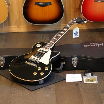 2013 Gibson Les Paul Traditional Pro II Electric Guitar Black Ebony + OHSC
