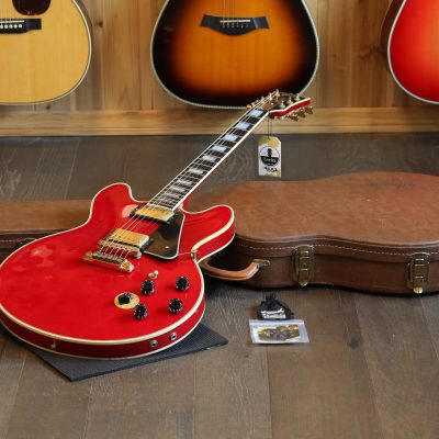 1986 Gibson BB King Lucille Electric Guitar Cherry Red + OHSC