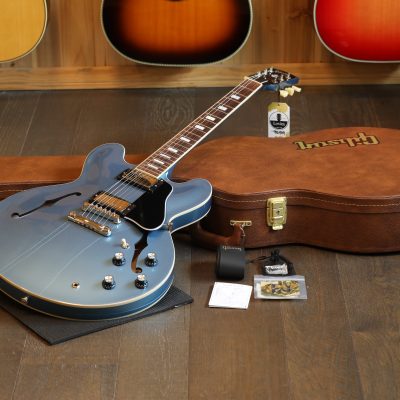 Unplayed! 2024 Gibson ES-335 Block Semi-Hollow Electric Guitar Pelham Blue