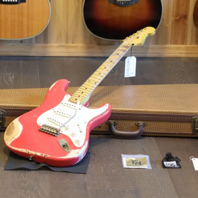 2017 Nash Guitars S57 Ash Electric Guitar Fiesta Red Relic + OHSC