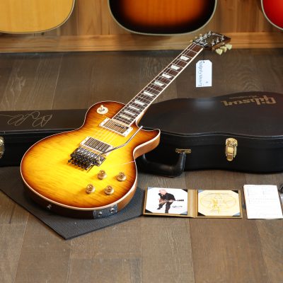 Minty! 2012 Gibson Custom Shop Alex Lifeson Les Paul Axcess Electric Guitar Viceroy Brown + COA OHSC