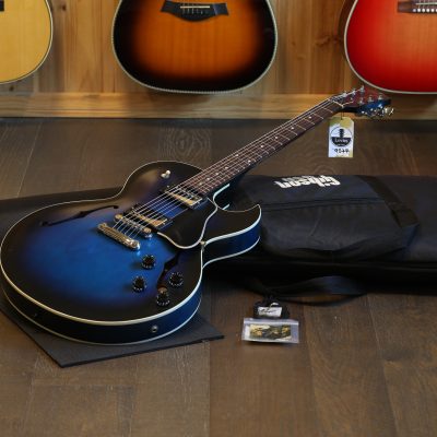 2003 Gibson ES-135 Semi-Hollow Electric Guitar Blueburst + GB