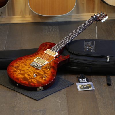 Minty! 2007 PRS Single Cut Tremolo 10 Top Electric Guitar Dark Cherry Monster Quilt + GB