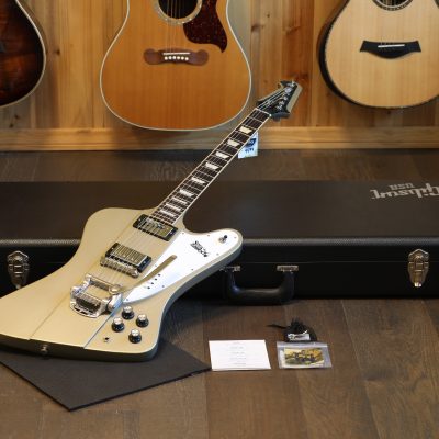 2013 Gibson Elliot Easton "Tikibird" Firebird Electric Guitar Gold Mist Poly + OHSC