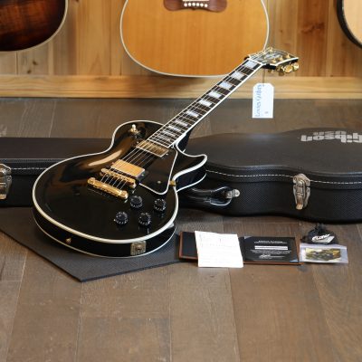 2013 Gibson Les Paul Custom Electric Guitar Black Ebony + COA HSC