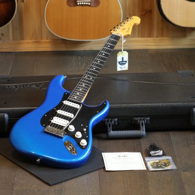 Unplayed! 2025 Fender American Ultra II Stratocaster HSS w/ Ebony FB Electric Guitar Noble Blue + OHSC