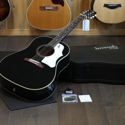 2020 Gibson '60s J-45 Dreadnought Acoustic Guitar Black Ebony + OHSC