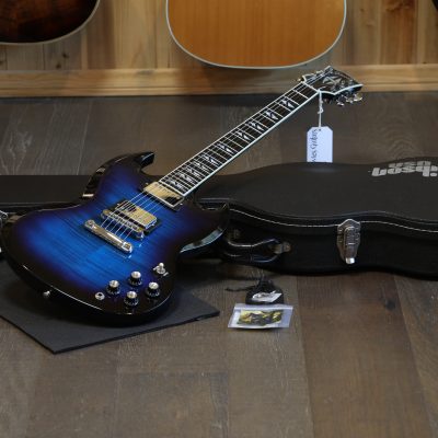 2001 Gibson SG Supreme Electric Guitar Figured Midnight Burst + OHSC