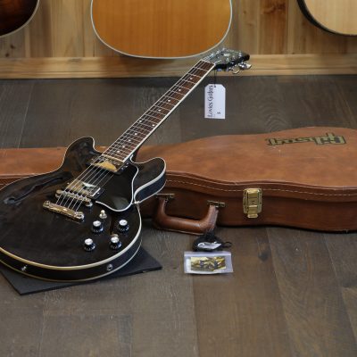 2020 Gibson ES-339 Semi-Hollow Electric Guitar Trans Black Ebony + OHSC