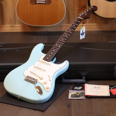 2017 Fender Limited Edition American Professional Stratocaster w/ RW Neck Electric Guitar Daphne Blue + COA OHSC