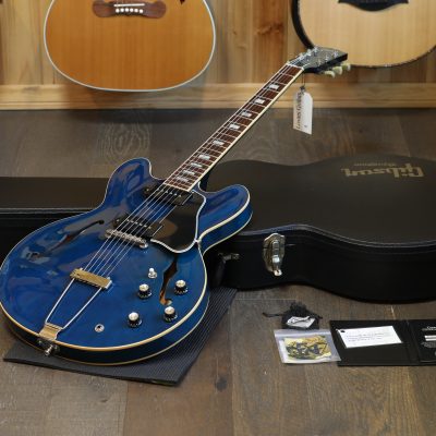 2008 Gibson Custom Shop ES-330 Hollow Guitar Beale Street Blue + COA OHSC